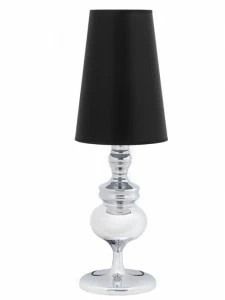 Лампа настольная Lanie K2TK2059S GARDA DECOR ВАЗА 033828 Хром;черный
