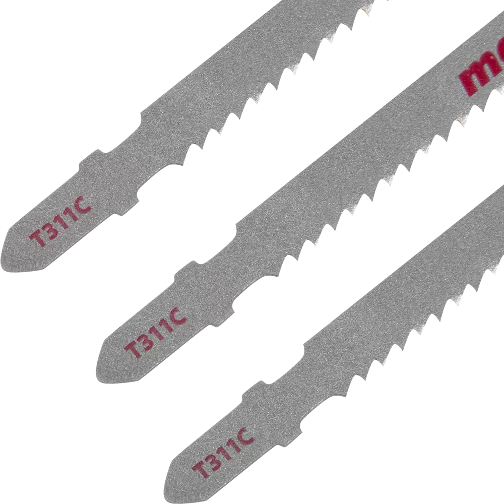 Пилка для лобзика по дереву Matrix T311C чистый рез, 3 шт STLM-2118950 - Вид №4