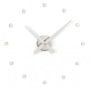004745 Настенные часы mini L белый лак Nomon Rodon
