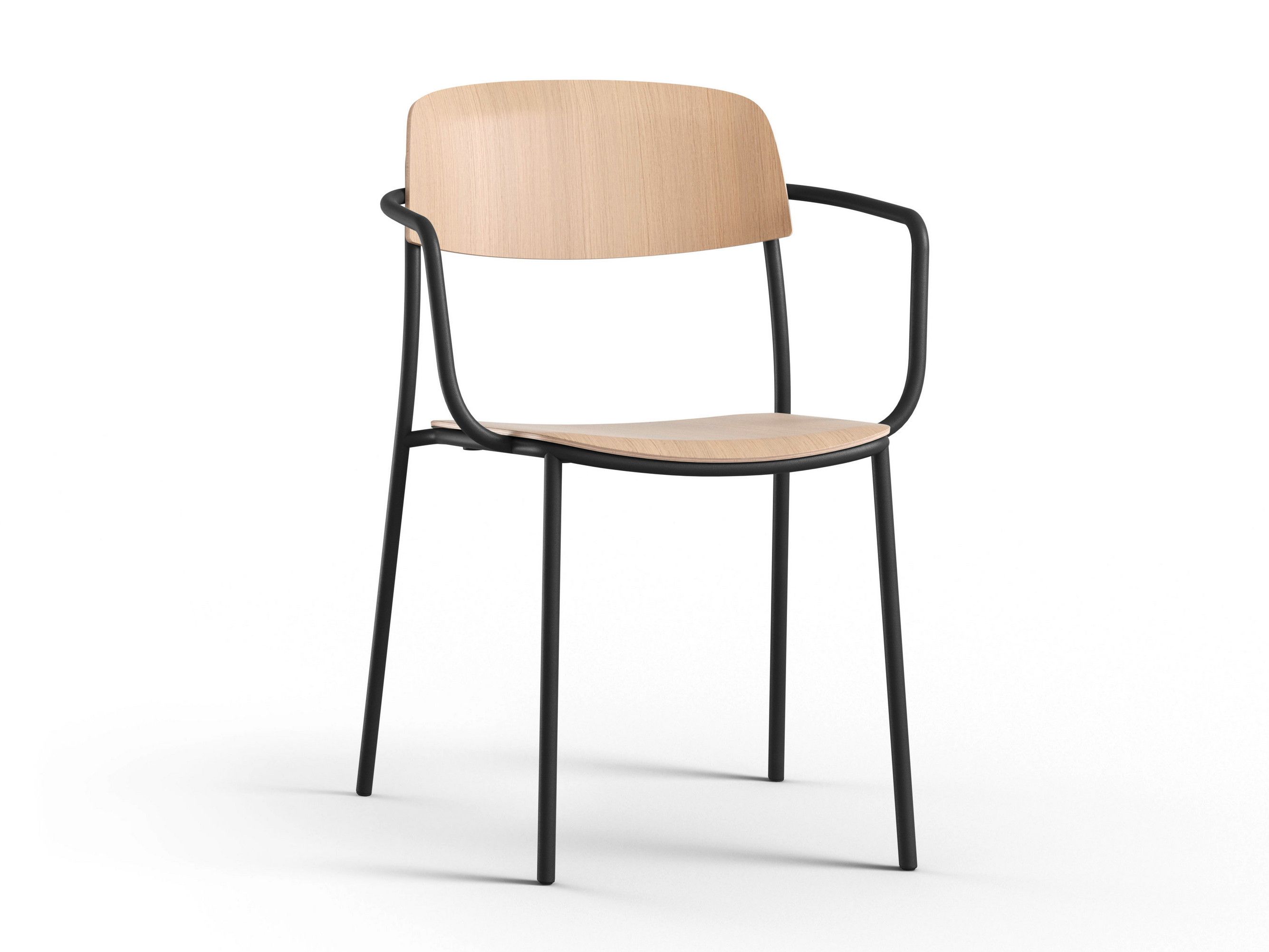 Стальной стул с подлокотниками Brunner nate s ARCH-00134050