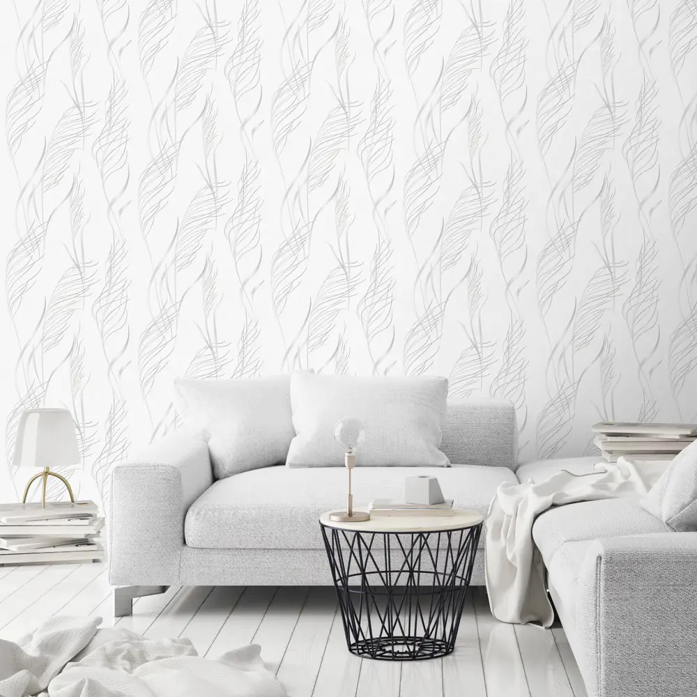 Обои флизелиновые Victoria Stenova Volga серые 1.06 м VS286091 STLM-2116177 - Вид №3