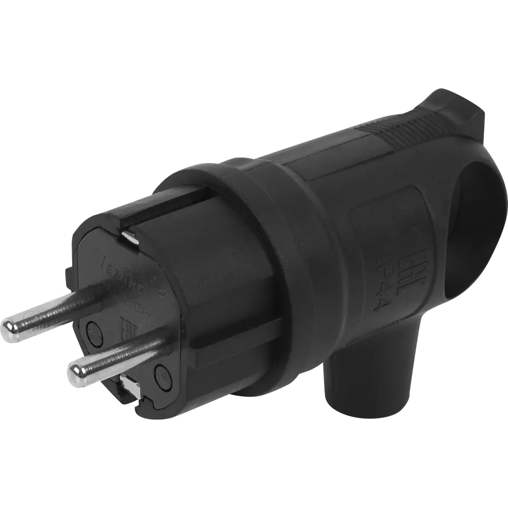 Вилка с заземлением и ручкой LEZARD STLM-2051587