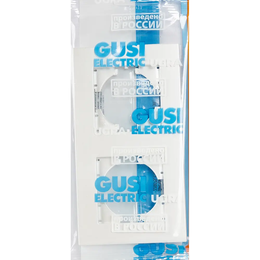 Рамка GUSI Electric City для розеток и выключателей - 2 поста, жемчужный цвет 84695709 Ugra STLM-0053808 - Вид №3