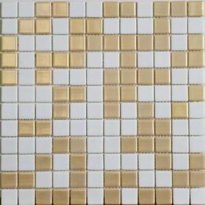 Mix 904-9 белый-золото (на бумаге) 31,7х31,7