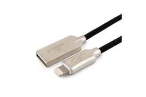 16205337 Кабель для Apple MFI USB AM/Lightning, длина 1.8м, черный CC-P-APUSB02Bk-1.8M Cablexpert