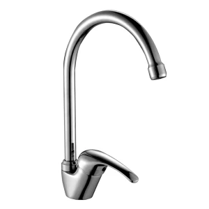 91723313 Смеситель для кухни Rossinka silvermix A35-23 поворотный излив 18.8 см цвет хром STLM-1483229