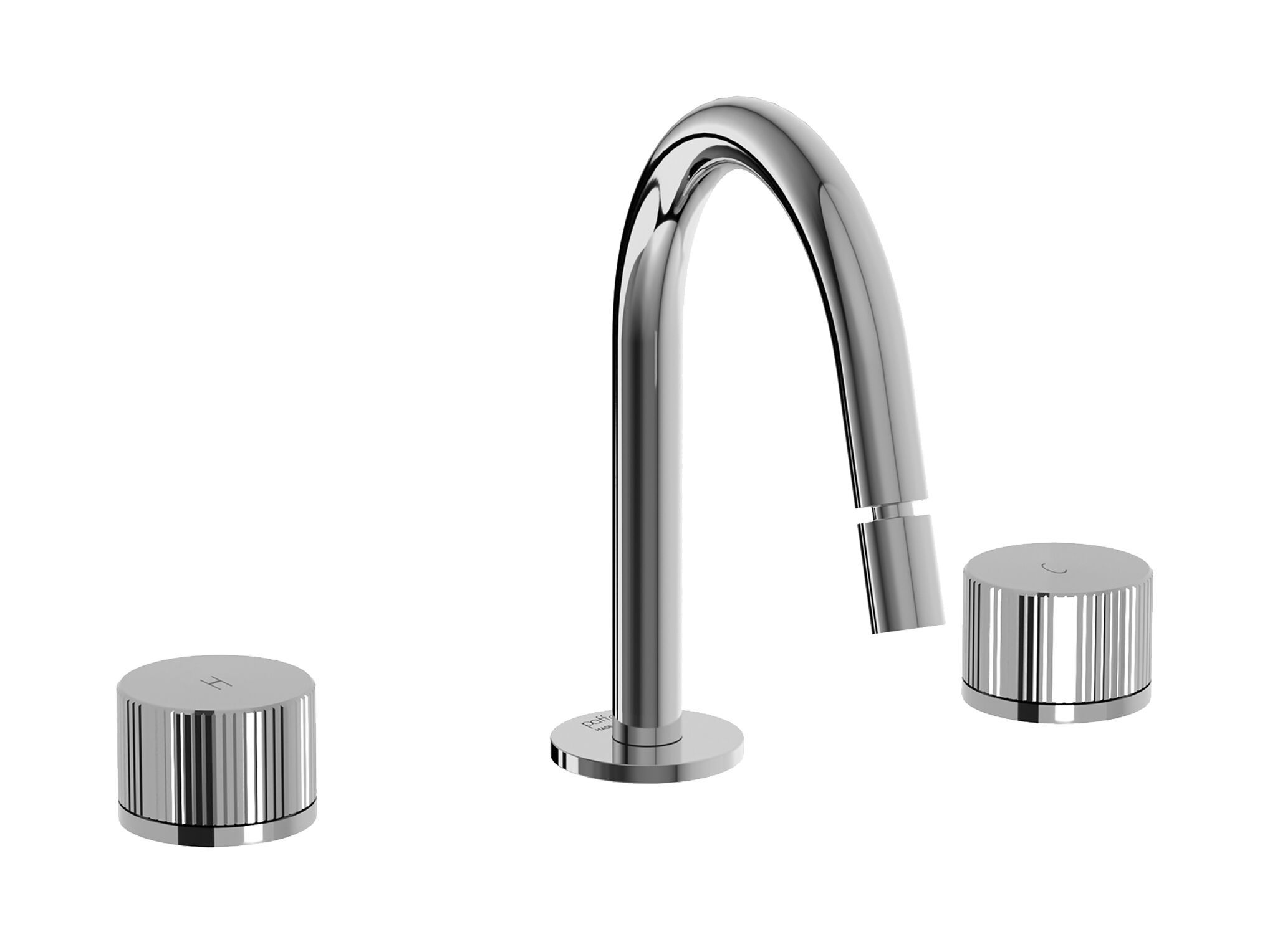 Смеситель для биде с 3 отверстиями и отдельными розетками RUBINETTERIA PAFFONI Jo ARCH-00088687