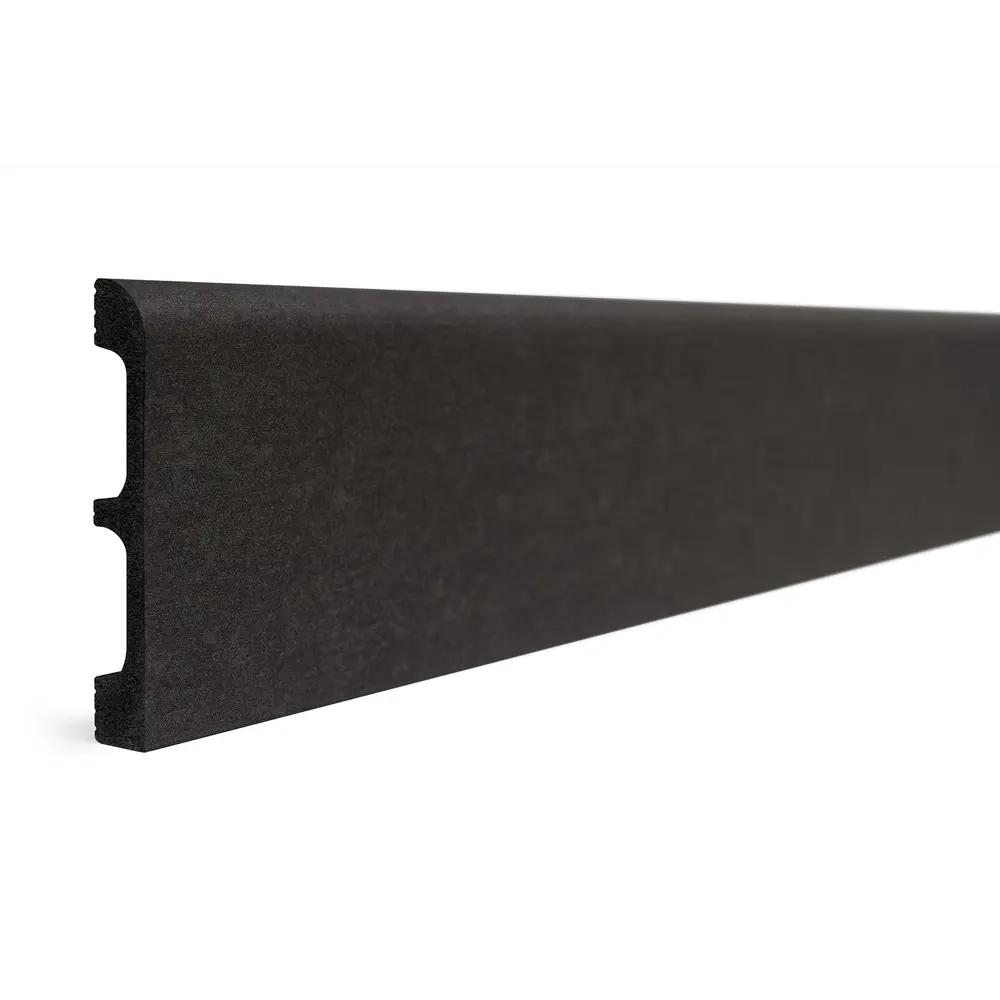 Молдинг настенный полистирол ударопрочный Decor-Dizayn 706-94 графит 80x13x2400 мм STLM-2090336