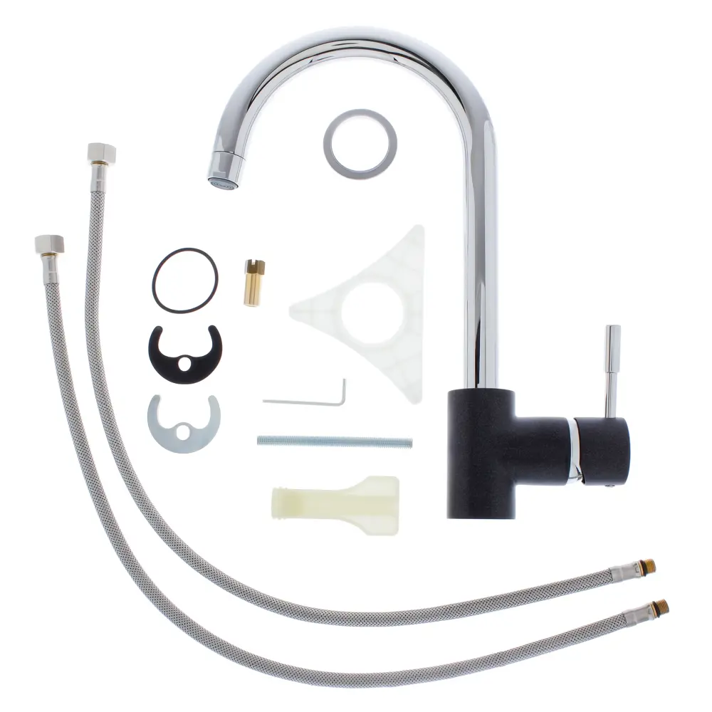 Смеситель для кухни Paini Cox цвет графит/хром STLM-2069611 - Вид №2