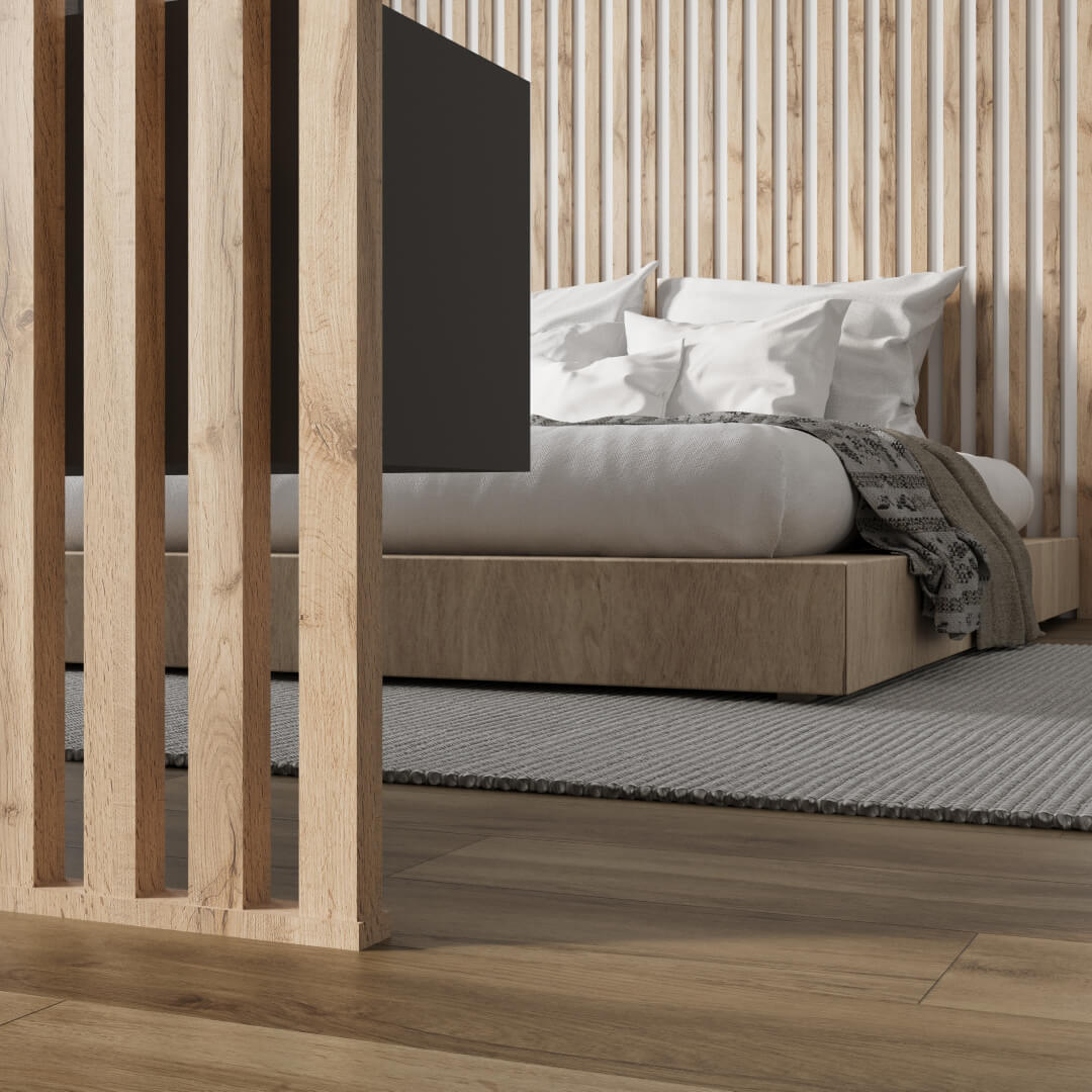 Интерьерная рейка МДФ Stella Бриона Light Пекан 16*40*2700 (уп.8шт.) STSR-810 - Вид №7