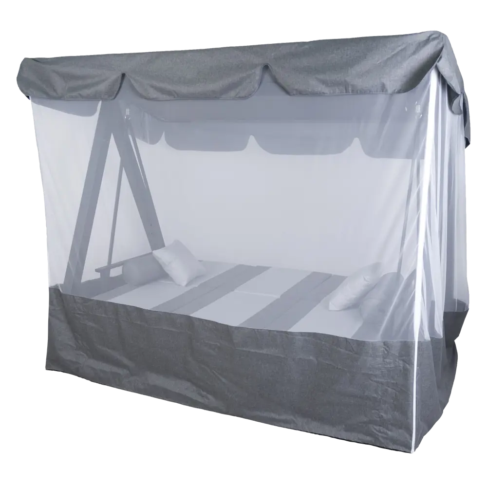 GREENGARD Мерида — трёхместные садовые качели серого цвета 89354373 STLM-0949340 - Вид №5