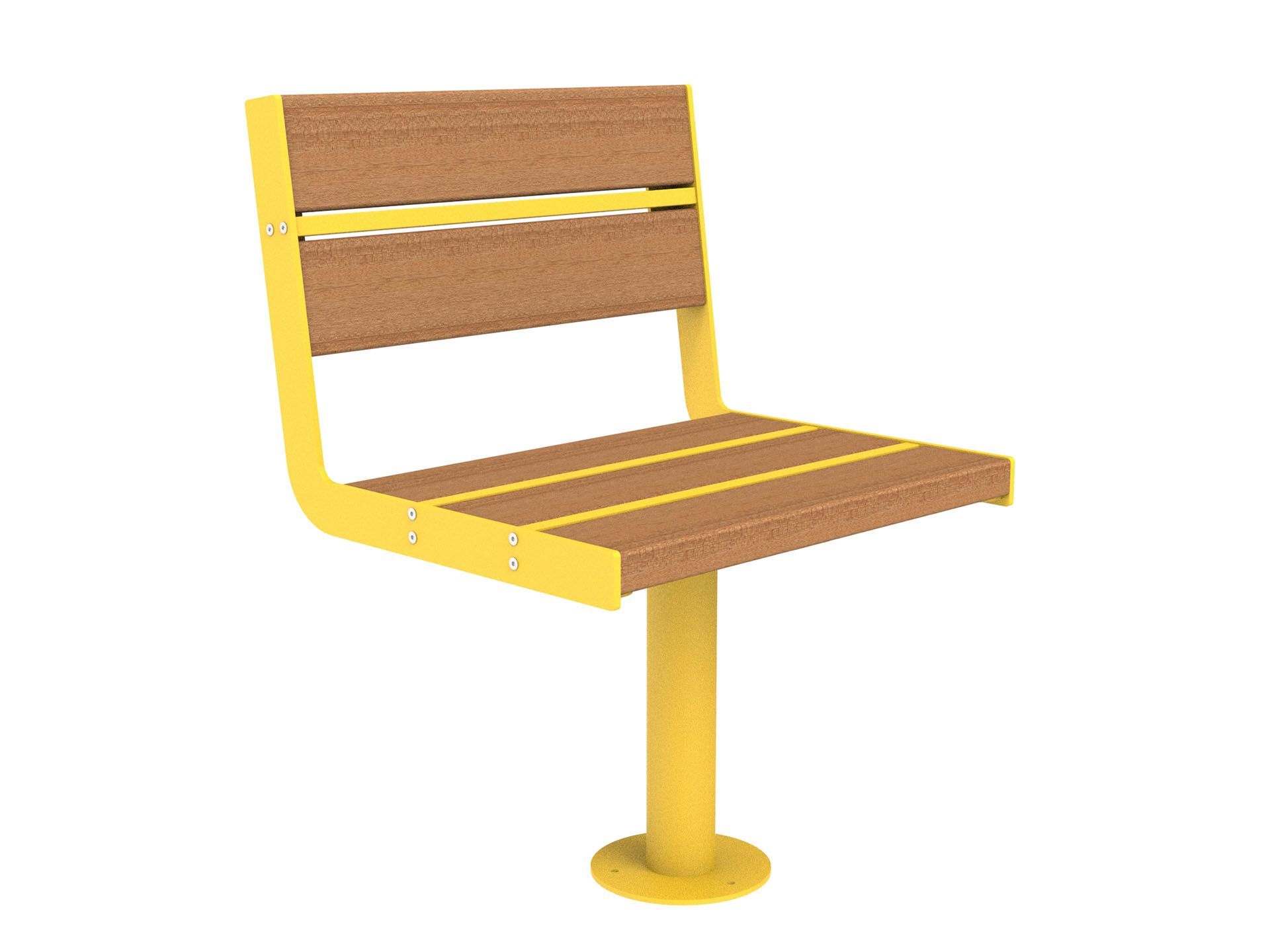 Скамья из окуме со спинкой Lazzari Joy ARCH-00059509 - Вид №1