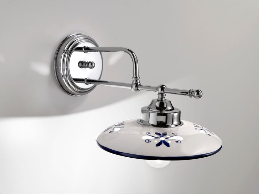 Латунь и керамическая светодиодная настенная лампа Cremasco Illuminazione Венецианская традиция ARCH-00069625