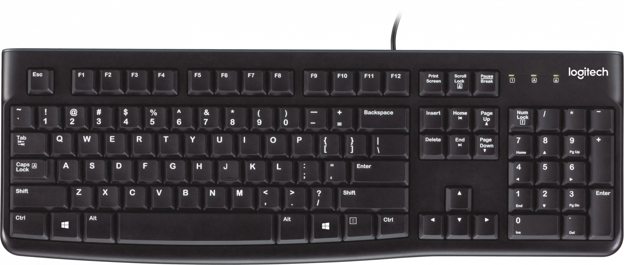 920-002506 Keyboard k120 (usb, waterproof, low profile) Logitech Santreyd 