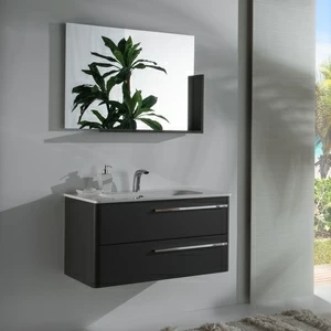 Комплект мебели для ванной Armadi Art Luce 110см Антрацит