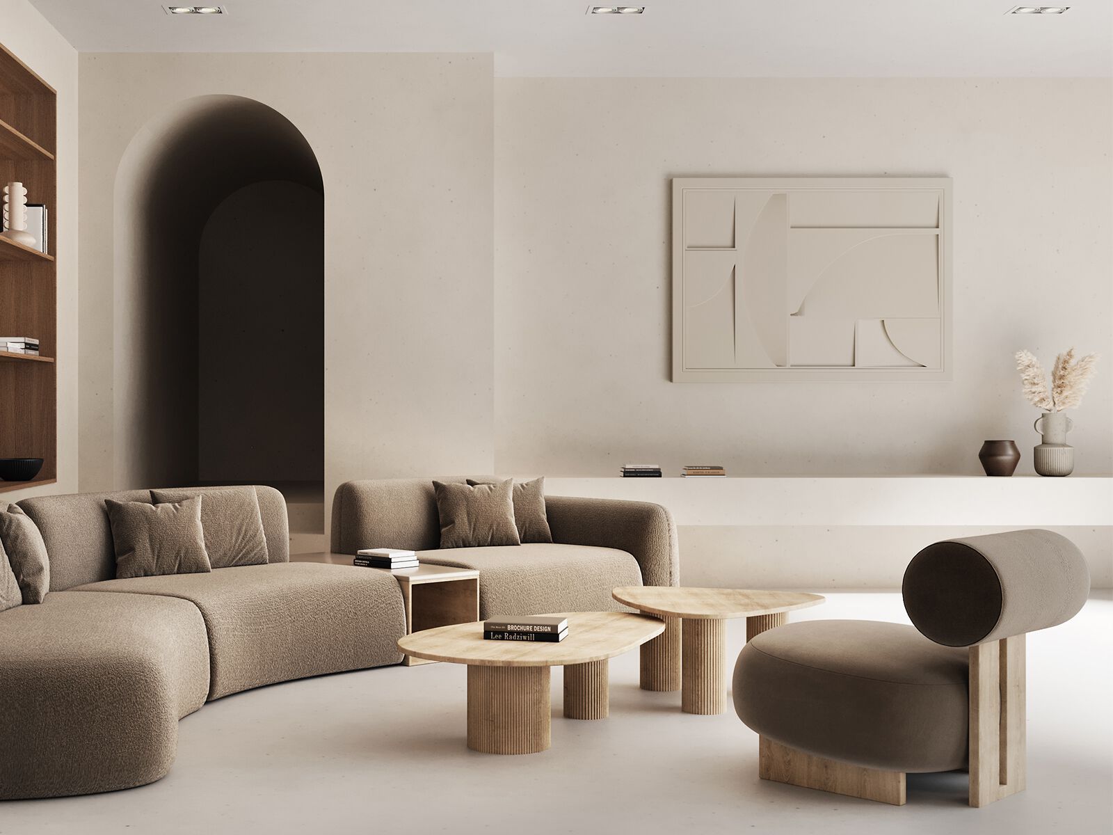 Тканевое кресло ANA ROQUE INTERIORS ARCH-00035948 - Вид №3