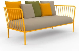 Diabla 2-х местный диван из термолакированного алюминия Arp