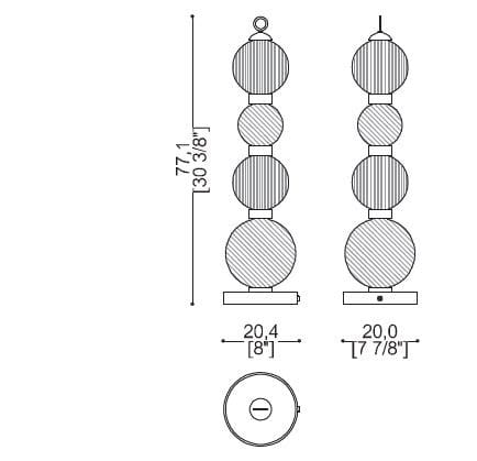 Светодиодная настольная лампа Pyrex® Sicis Drop ARCH-00090882 - Вид №19