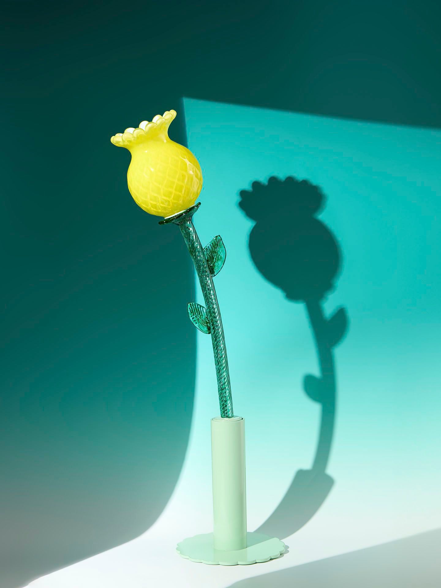 Светодиодная настольная лампа из муранского стекла с батарейным питанием MULTIFORME цветы в Стране Чудес ARCH-00039757 - Вид №3