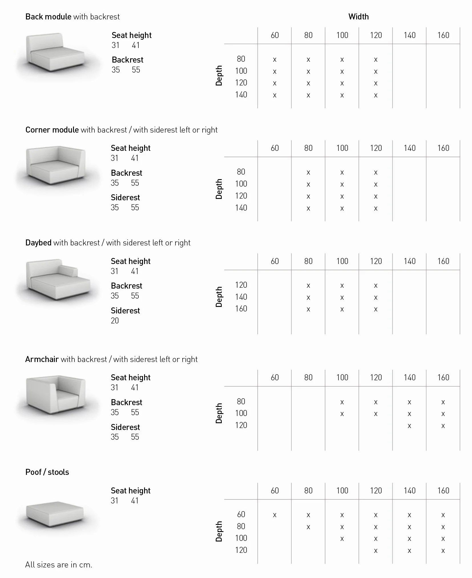 5-местный модульный тканевый диван Cubit by Mymito ARCH-00148888 - Вид №5