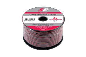 15789266 Акустический кабель 2x2.5 мм2, красно-черный, 100 м SP2250RB SPARKS