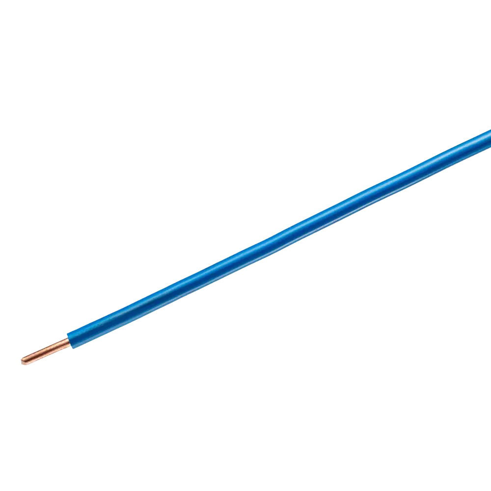 Провод Камкабель ПУВ 1x2.5 мм на отрез ГОСТ цвет синий STLM-2104804