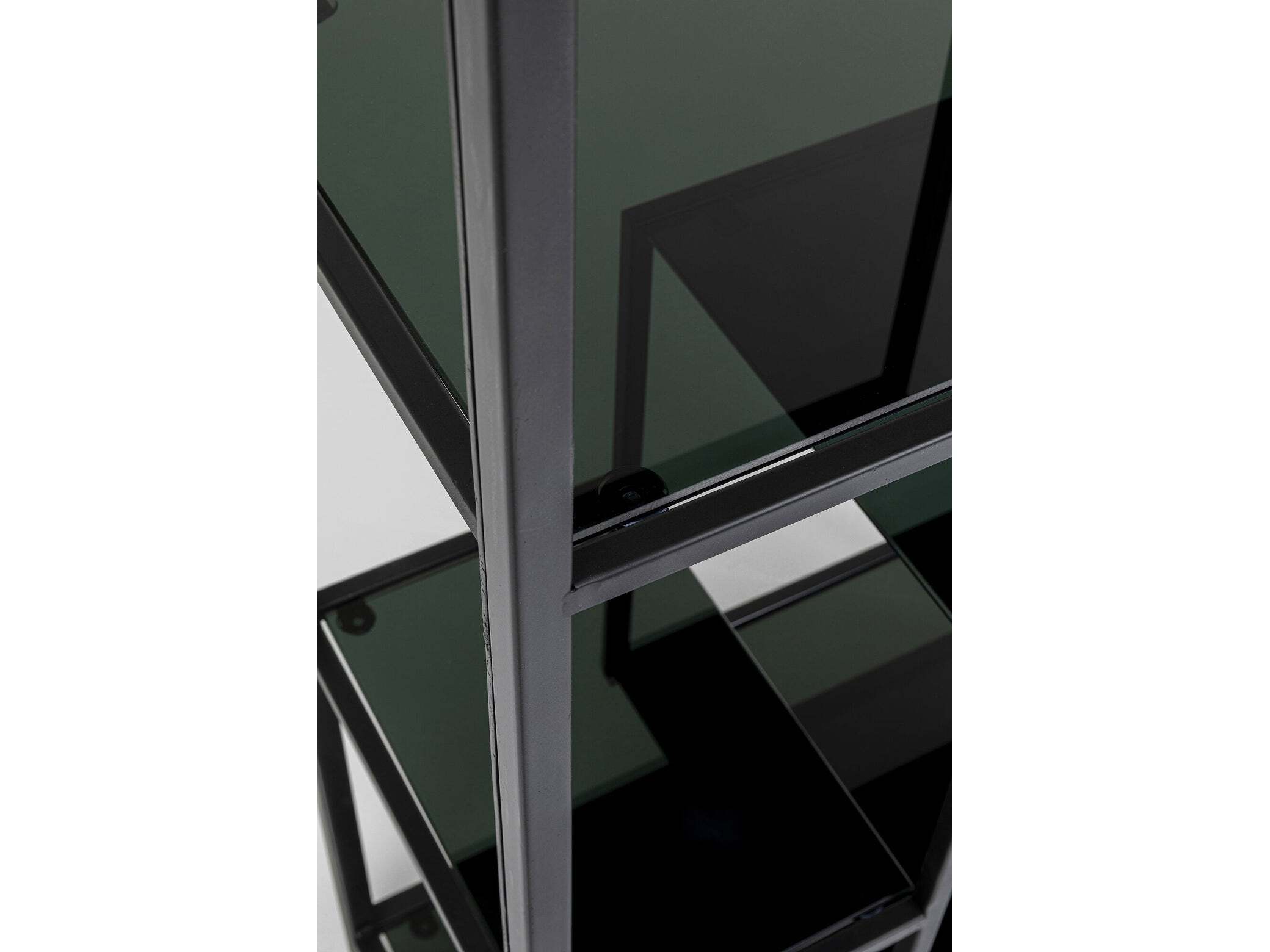 Книжный шкаф из стали и стекла KARE Design LOFT BLACK ARCH-00003307 - Вид №4