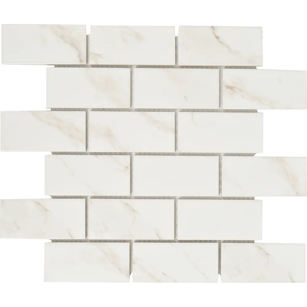 Мозаика фарфоровая Artens Remix 29.6x29.1 см цвет белый серый Marble STLM-2019502 - Вид №1