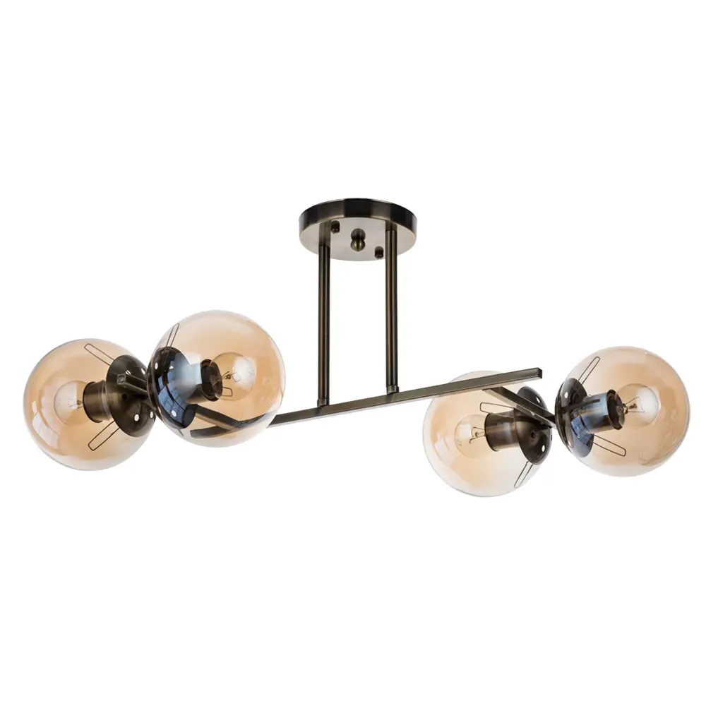 Люстра потолочная Arte Lamp Ornella, 4 лампы, 12 м², цвет бронза STLM-2126167