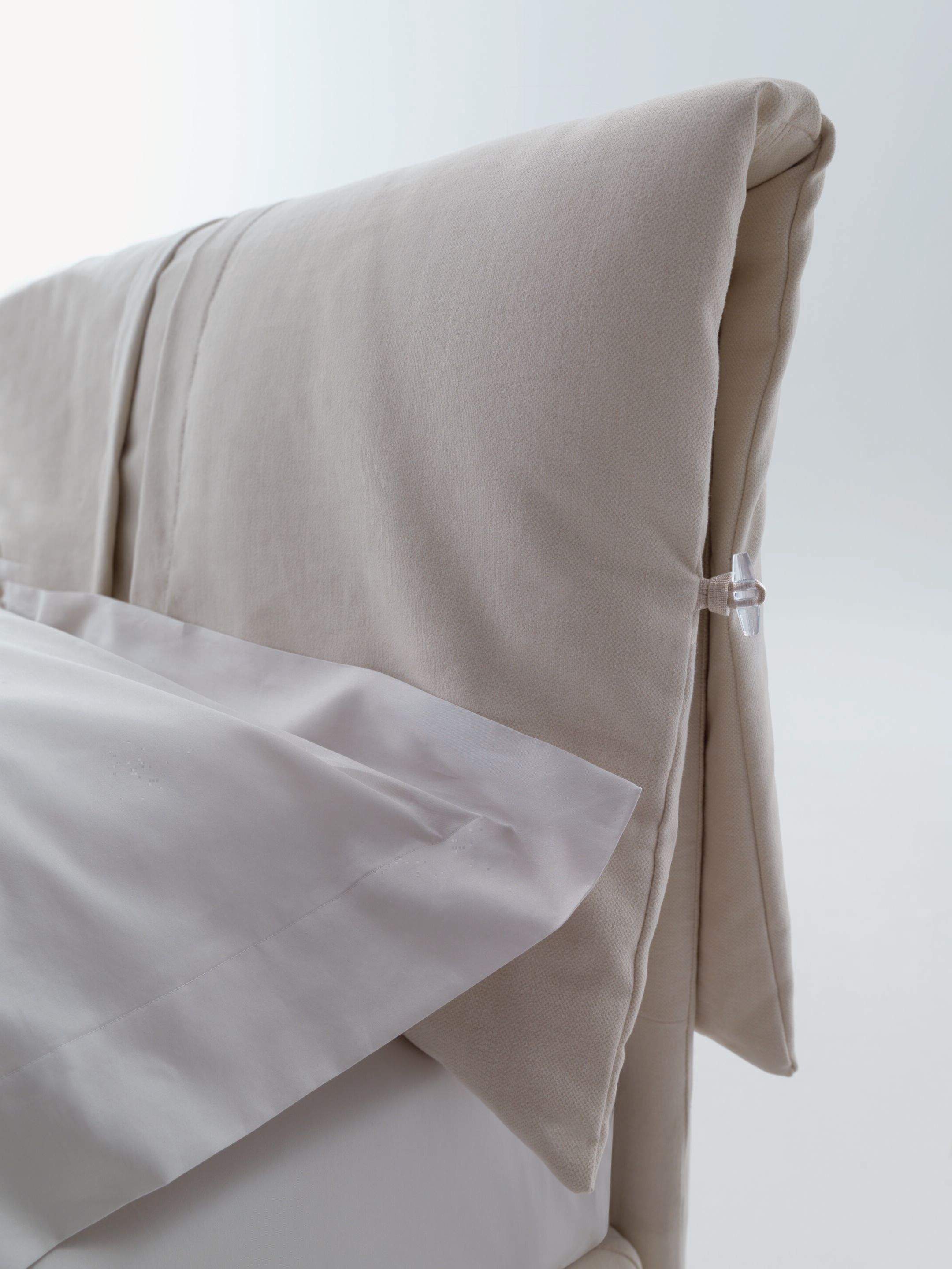 Съемная двуспальная кровать из ткани с мягким изголовьем GRUPPO FOX ночь Фокса ARCH-00023671 - Вид №4