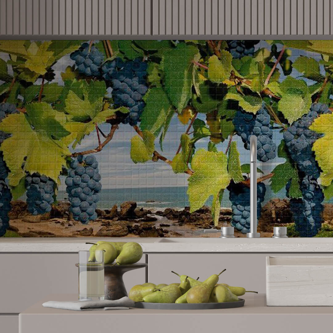 Панель ПВХ Мерло ПАННО - составная 0,6мм (общ. размер 2832*645 ) А STELLA STSR-677 - Вид №1