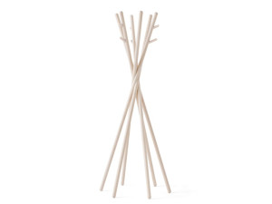 Напольная вешалка из ясеня с крючками