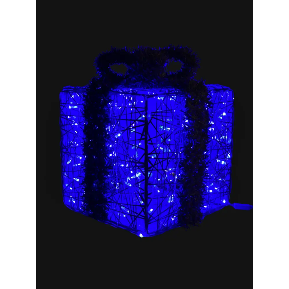 Электрическая светящиеся фигура Подарок 300 LED 150x150x150 см теплый белый свет 86164004 STLM-2016422 AJURIO  - Вид №5