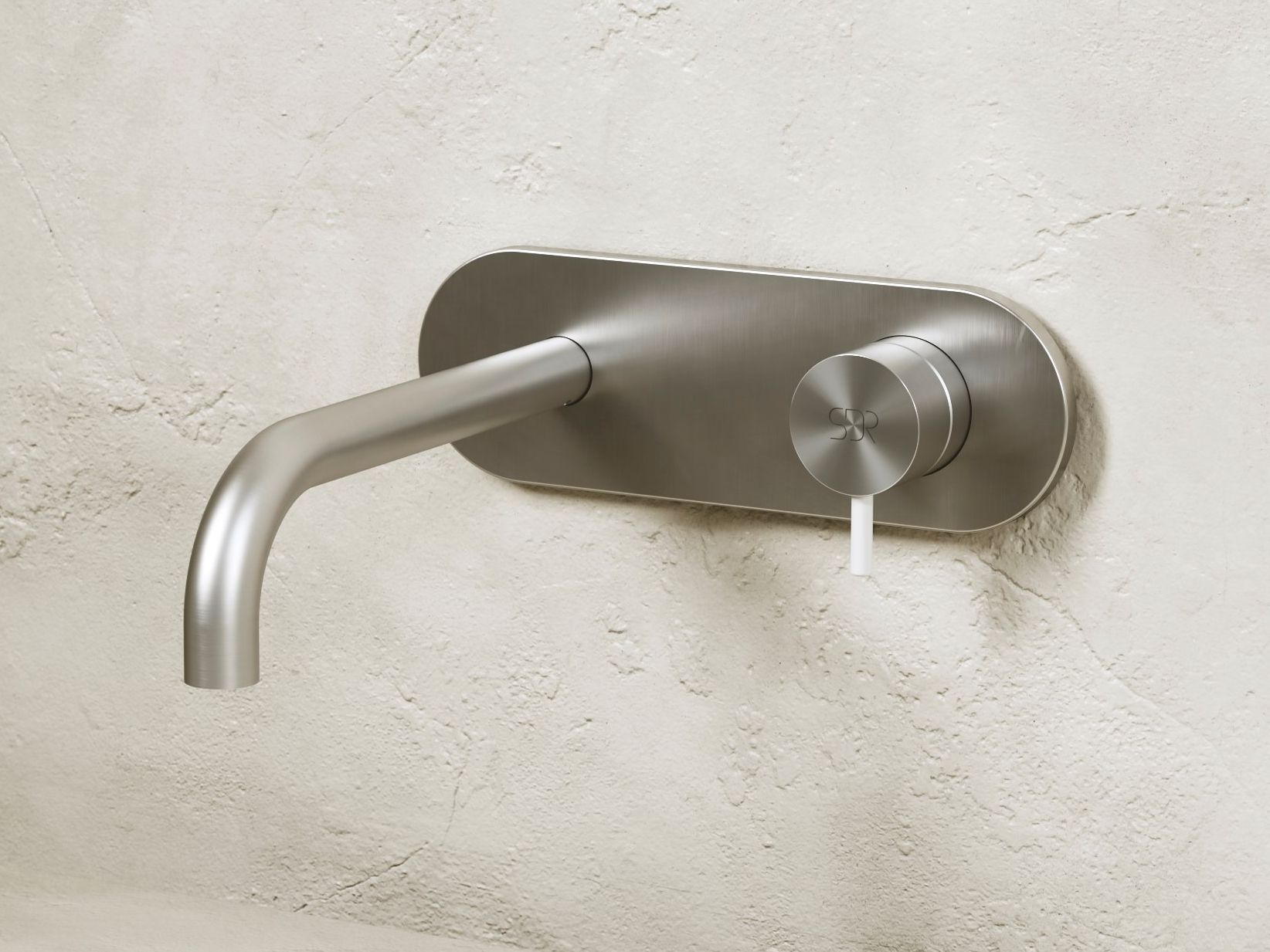 Настенный смеситель для раковины из нержавеющей стали с 2 отверстиями SDR CERAMICHE King ARCH-00080518 - Вид №1