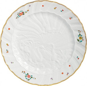 73350 Meissen Тарелка десертная 16,5см "Лебединый сервиз" (индийские цветы) Фарфор