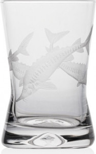 10642048 KROSNO Набор стаканов для воды Krosno "Икс-Лайн, Осетры" 150мл, 6 шт Стекло