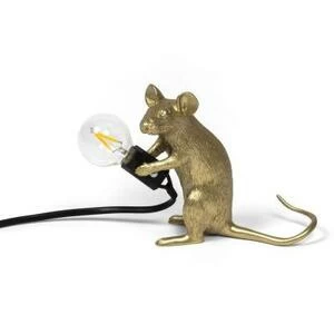 Светильник настольный Mouse Lamp Mac, золотой