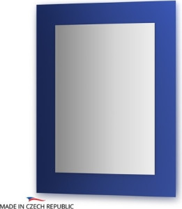 Cz 0610 Зеркало с фацетом 10 мм на синем основании 70Х90 см FBS Colora