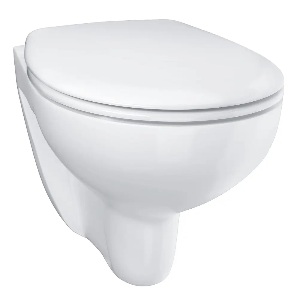 Унитаз подвесной Grohe Bau Ceramic 39351000 безободковый с микролифтом STLM-2197433 - Вид №6