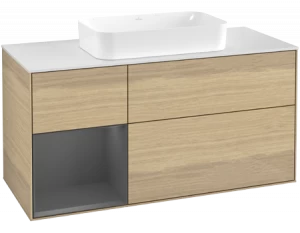 Villeroy&Boch Тумба под раковину Прямоугольная версия F701GKPC Finion Oak Veneer