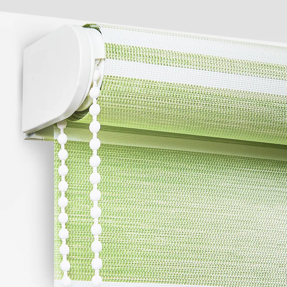 Штора рулонная день-ночь Дэли 140x175 см салатовая MIAMOZA STLM-2145863