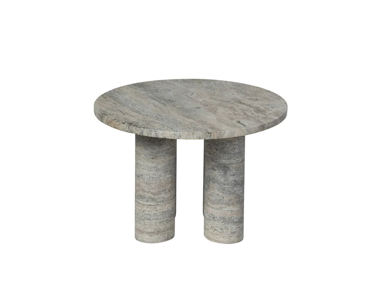 Травертин круглый журнальный столик blomus волос ARCH-00102249 - Вид №1