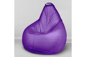 19470588 Мешок для сидения груша размер Комфорт XXXL экокожа фиолетовый bbb_285 mypuff