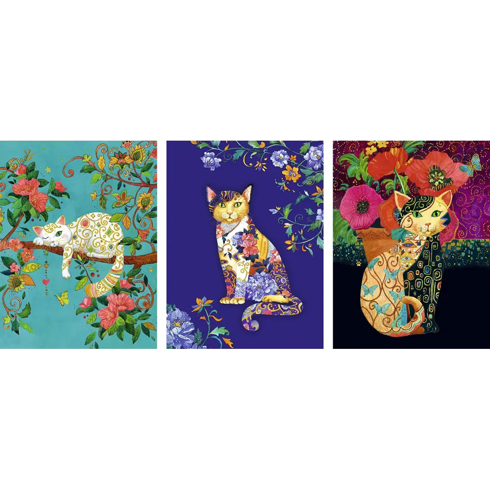 Постер КотАрт 39x49 см 3 шт АРТ ДИЗАЙН STLM-2022524