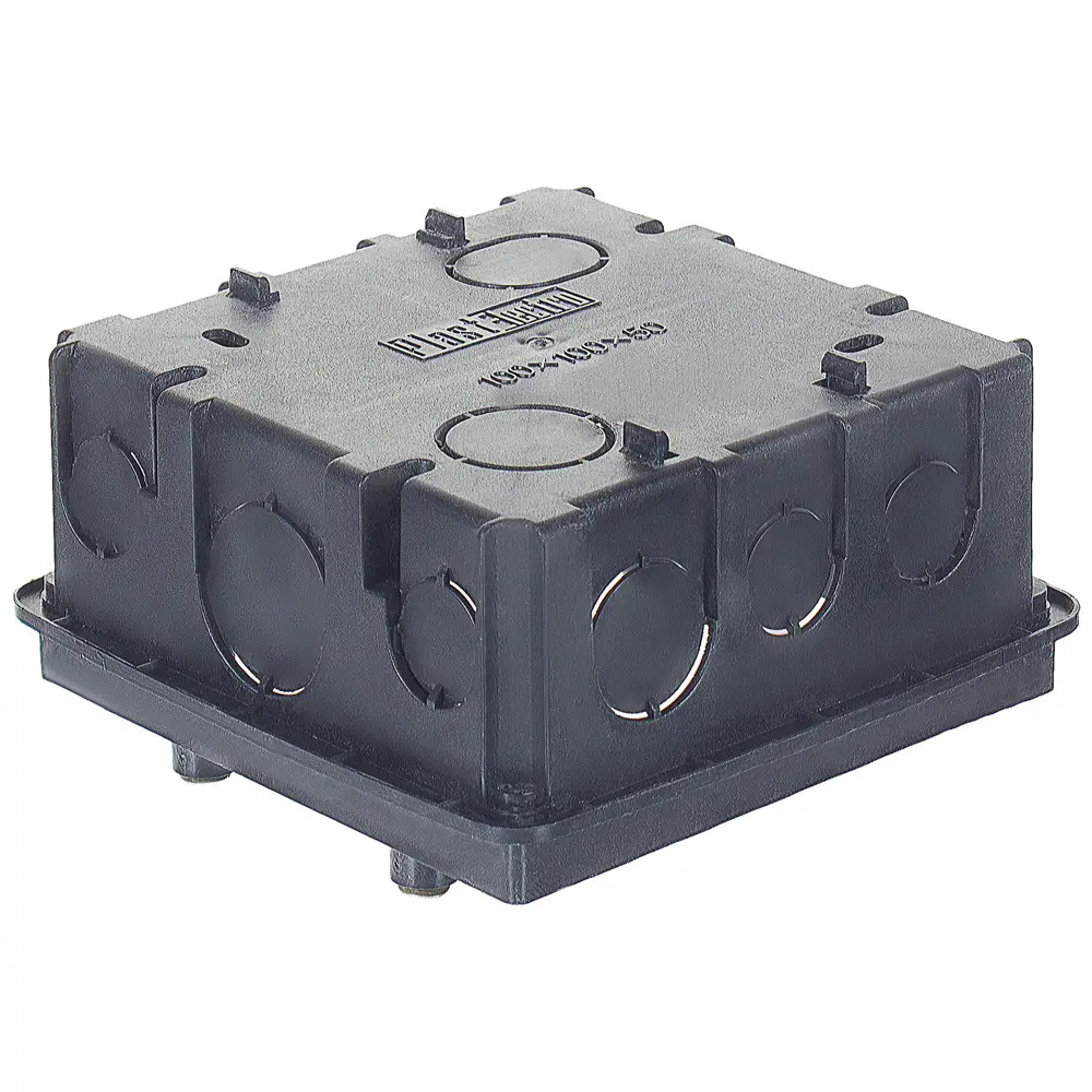 Коробка распределительная Plast Electro Anam 100х100х50 мм цвет чёрный 13370940 STLM-2090144 