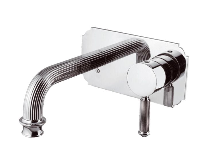 Настенный однорычажный смеситель для раковины с пластиной Gaia Mobili Complements ARCH-00029531