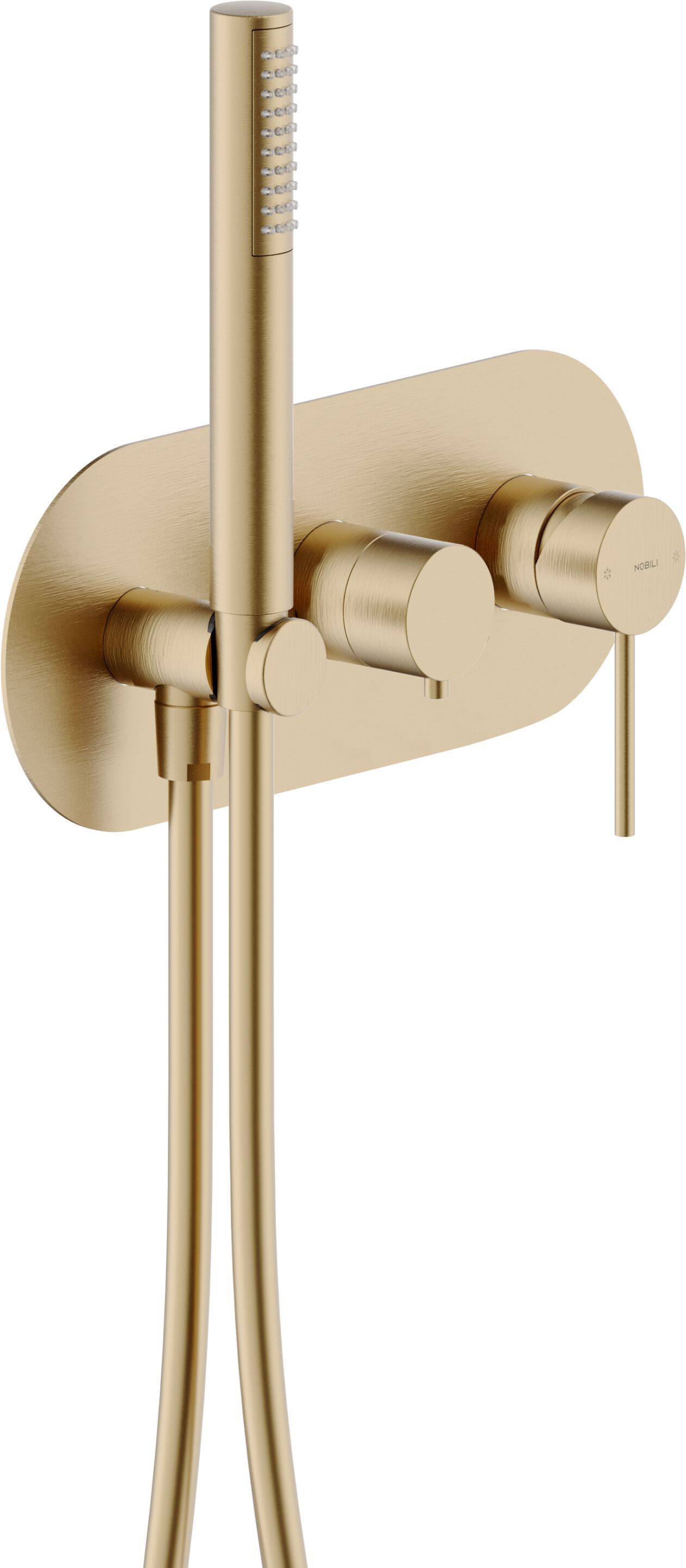 Однорычажный смеситель для душа с 3 отверстиями и ручным душем Nobili Velis ARCH-00153264 - Вид №3