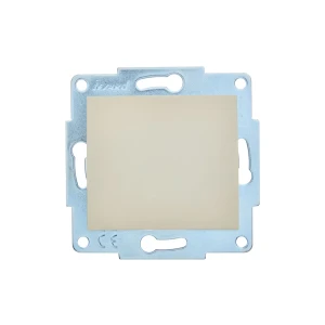 Выключатель встраиваемый Lezard Asti 1 клавиша цвет кремовый