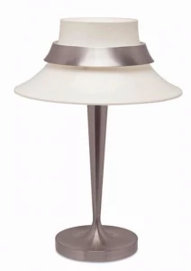 Jean Perzel Прикроватная лампа прямого света из металла