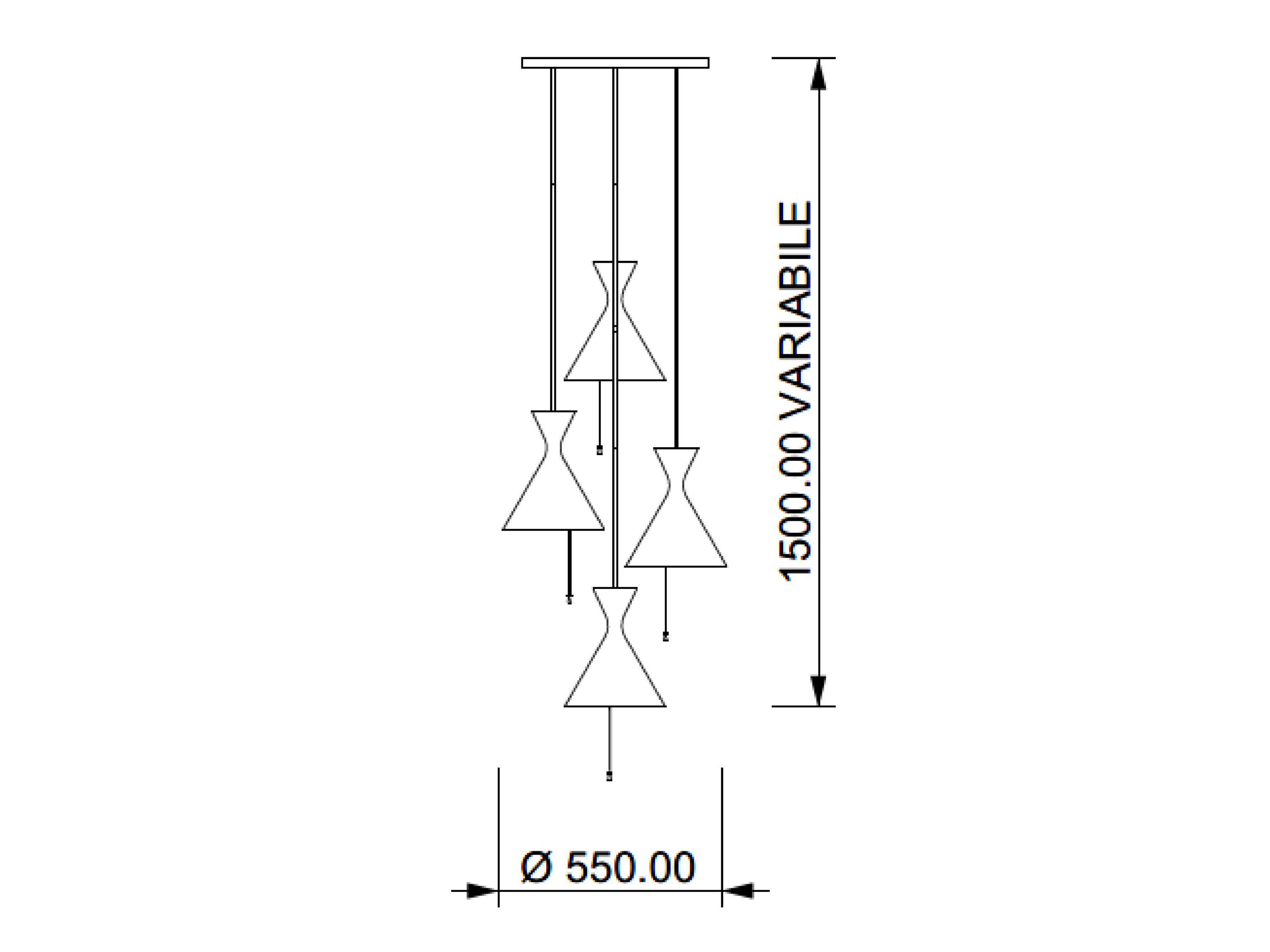 Металлический светодиодный подвесной светильник Lampex Italiana Pascal ARCH-00038910 - Вид №2